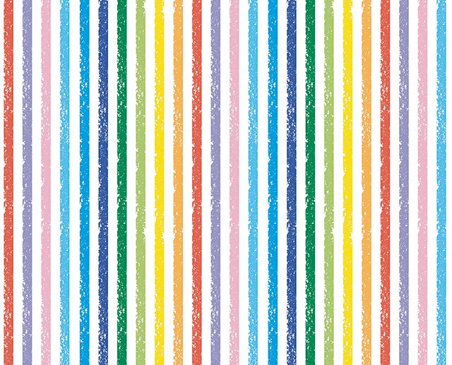 Tecido Crayola Stripe Riscas Lápis de Cera Multicor | Riley Blake