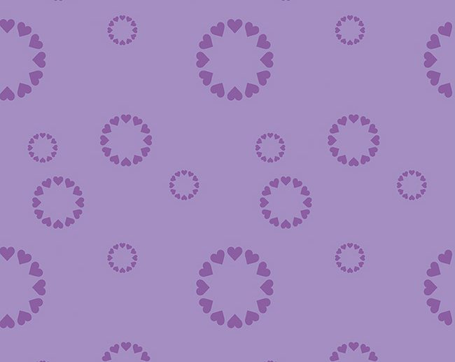 Tecido Dream Heartfelt Corações Roxo | Riley Blake