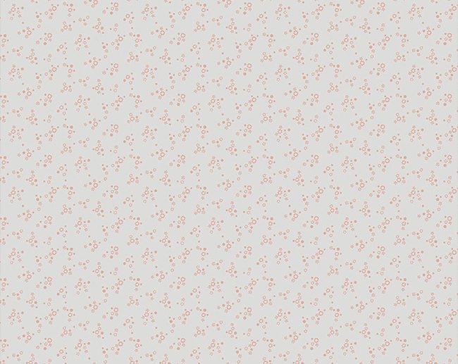 Tecido Exquisite Ditsy Floral Cinza Glitter Rose Gold | Riley Blake