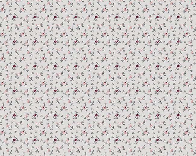 Tecido Exquisite Sterns Floral Cinza | Riley Blake