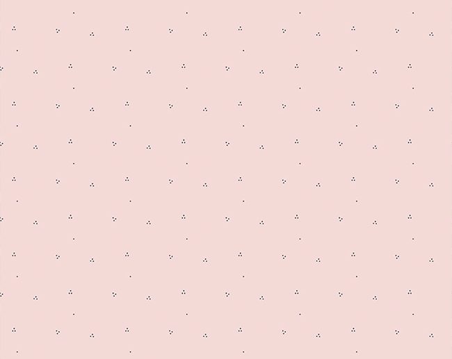 Tecido Hidden Cottage Pintinhas Rosa Bailarina | Riley Blake