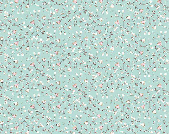 Tecido Hidden Cottage Sundrops Floral Songbird | Riley Blake