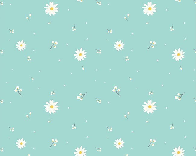 Tecido Poppy and Posey Buds Floral Menta | Riley Blake