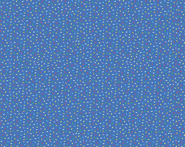Tecido Rainbowfruit Let’s Chill Confetti Azul | Riley Blake