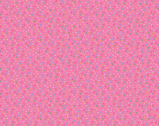 Tecido Rainbowfruit Let’s Chill Confetti Rosa Pink | Riley Blake