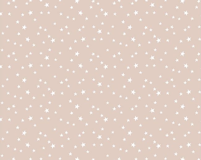 Tecido Starry Night Estrelinhas Natural/Areia