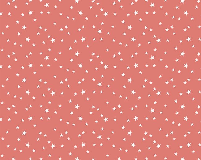Tecido Starry Night Estrelinhas Framboesa Marsala