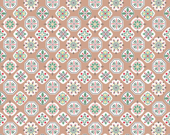 Tecido Stitch Appliqué Noz Moscada | Riley Blake