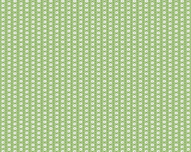 Tecido Stitch Ditsy Chain Floral Verde | Riley Blake
