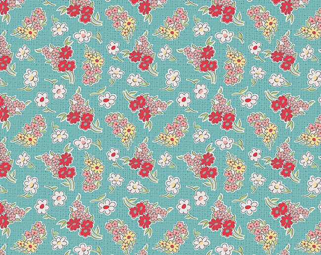 Tecido Stitch Floral Cottage | Riley Blake