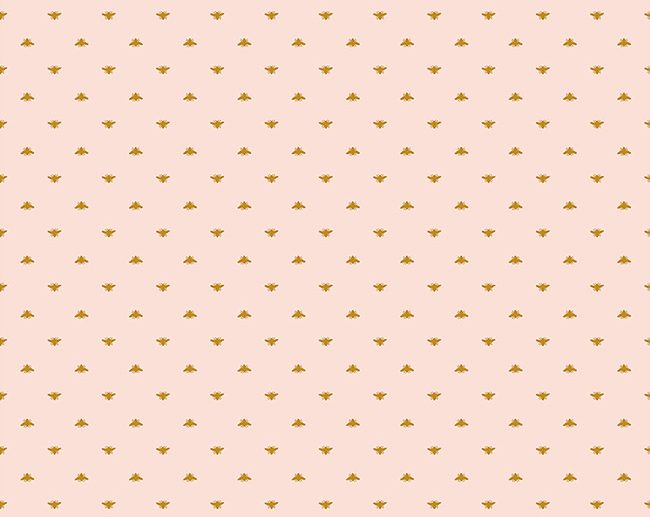 Tecido Summer Picnic Abelhas Rosa | Riley Blake
