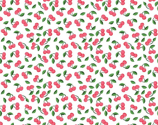 Tecido Summer Picnic Cerejas Branco | Riley Blake