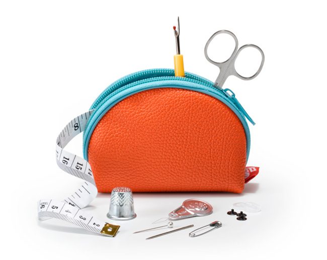 Bolsa Costura Travel Box com Acessórios Laranja | Prym