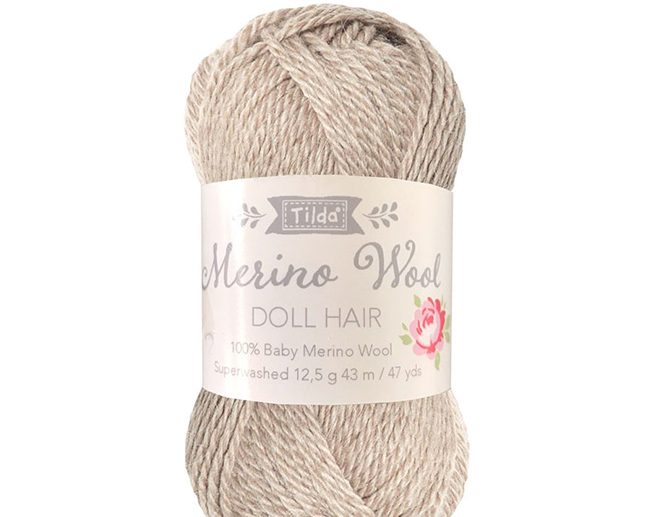 Cabelo Bonecas Lã Merino Blonde Loiro | Tilda