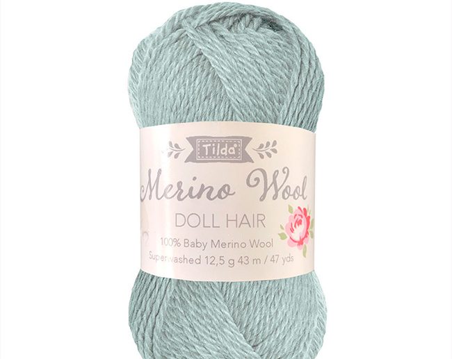 Cabelo Bonecas Lã Merino Jade Seco | Tilda