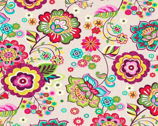 Loneta Olga Floral Multicor