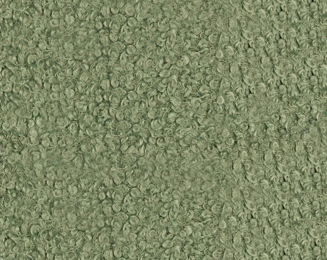 Pelo Sintético Encaracolado Verde Seco