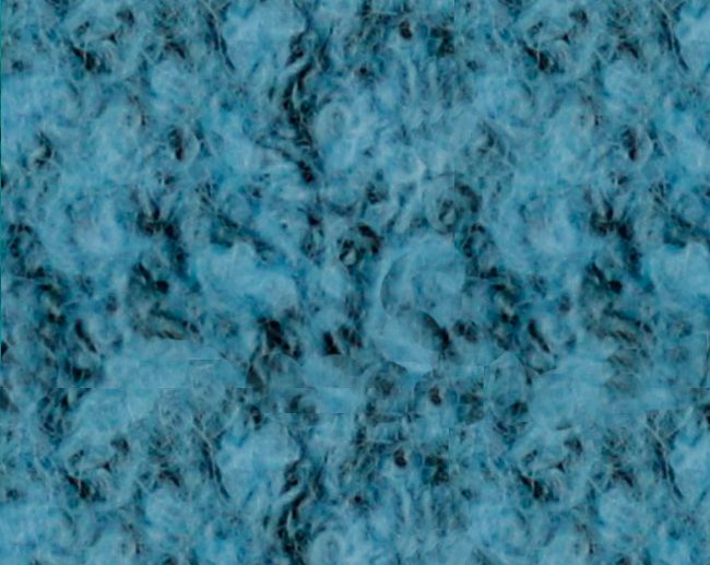 Tecido Boucle Confeção Mistura de Lã Azul Sombra