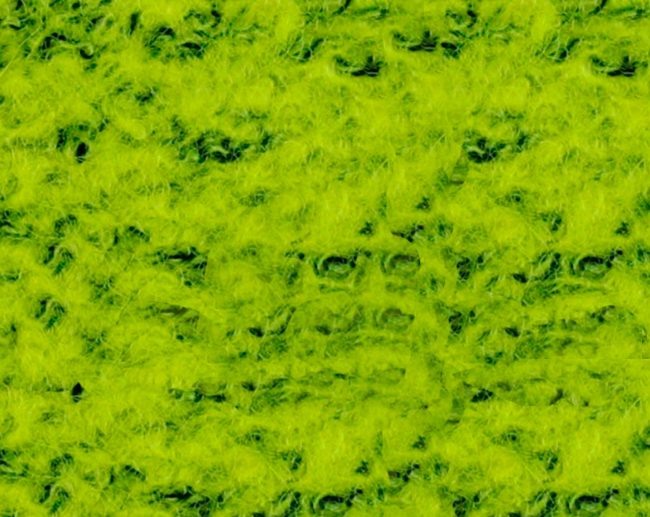 Tecido Boucle Confeção Mistura de Lã Limão