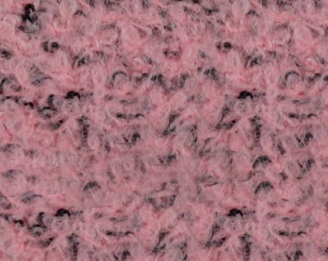 Tecido Boucle Confeção Mistura de Lã Rosa