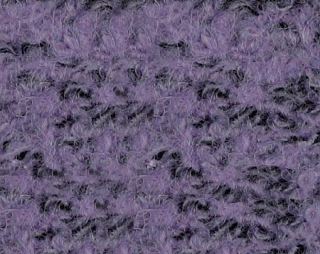 Tecido Boucle Confeção Mistura de Lã Roxo Claro