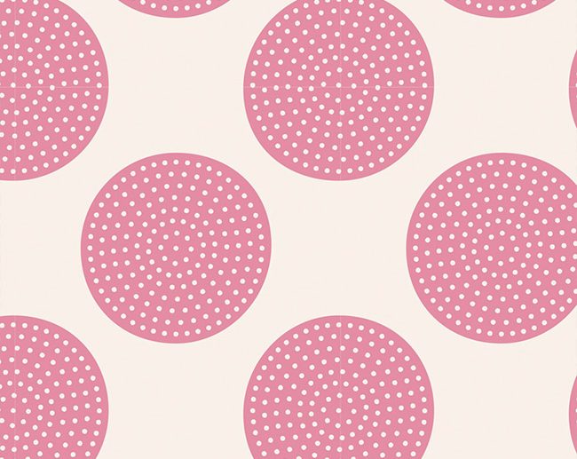 Tecido Dottie Dots Pink Bolas Bolinhas Rosa | Tilda