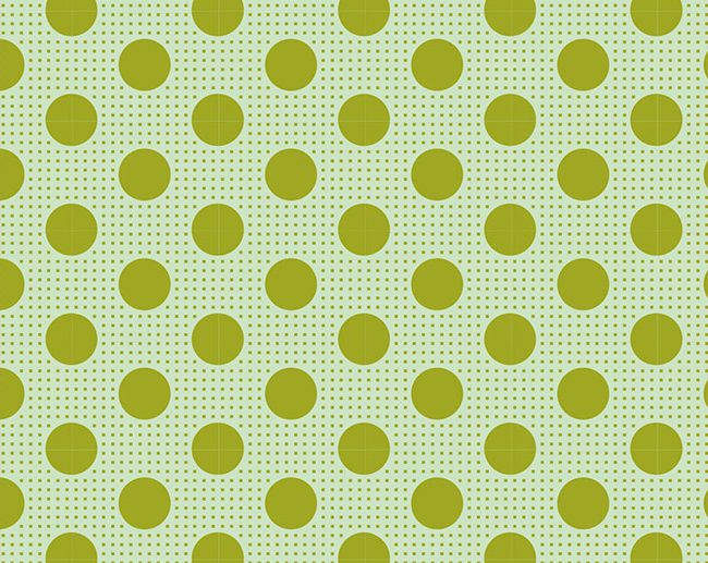 Tecido Medium Dots Green Bolas Verde | Tilda