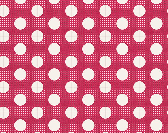 Tecido Medium Dots Red Bolas Vermelho | Tilda