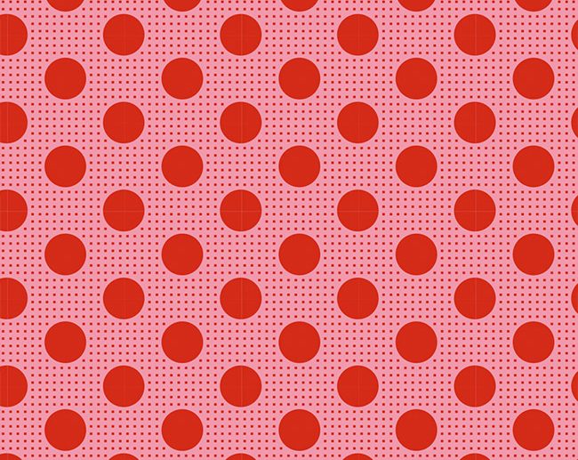 Tecido Medium Dots Salmon Bolas Salmão | Tilda