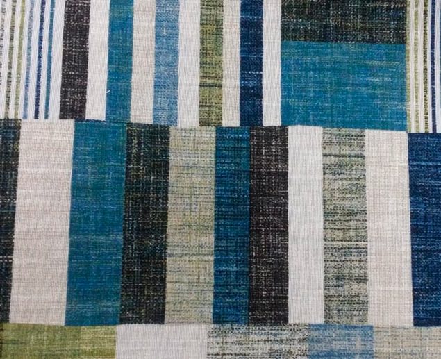 Loneta Nordom Color Block Azul