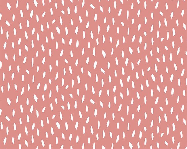 Tecido 60’s Ditsy Garden Pingos Rosa | Poppy
