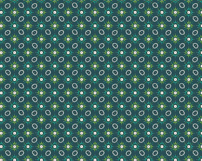 Tecido Emma Sparkle Abstracto Étnico Petróleo Esverdeado  | Poppy