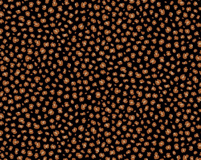 Tecido Padrão Animal Leopardo Preto | Poppy