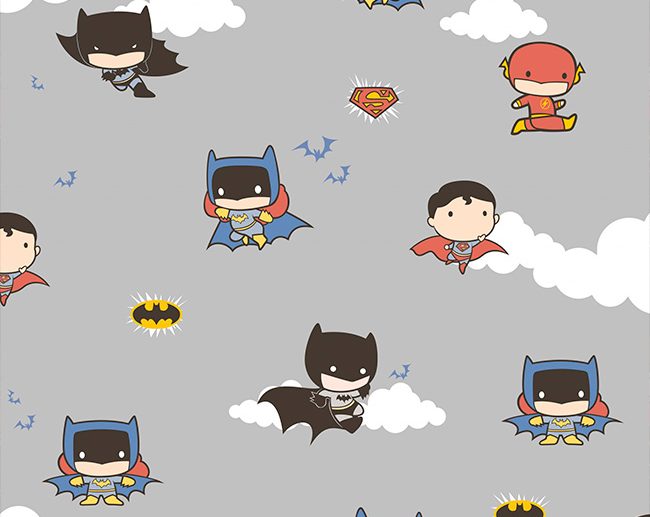 Tecido Super-Heróis DC Justice League Sky Kawaii