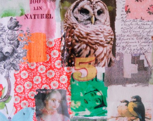 Tecido Impresso Half Panama Patchwork Vintage & Animais