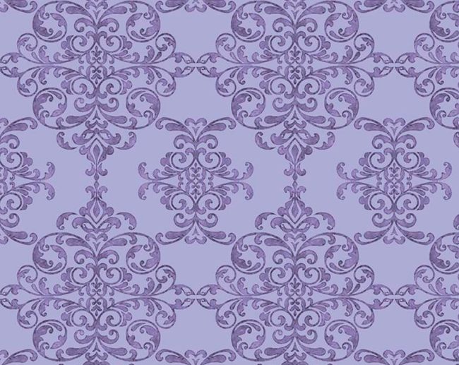 Tecido Lucy June Damask Arabescos Ameixa | Riley Blake