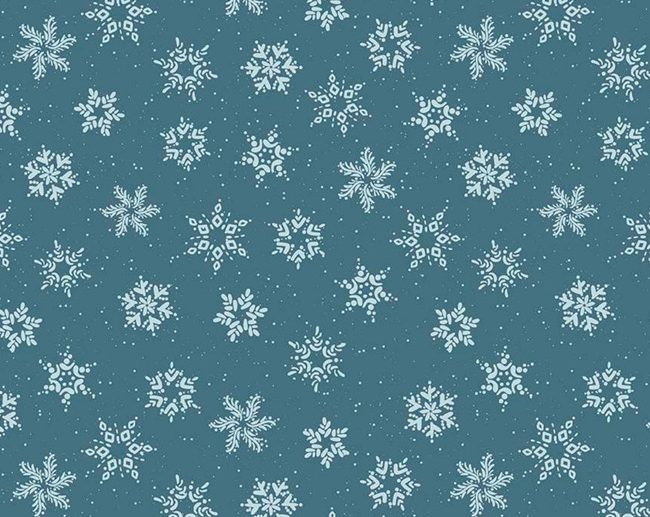 Tecido Winterland Flocos de Neve Azul Violeta | Riley Blake