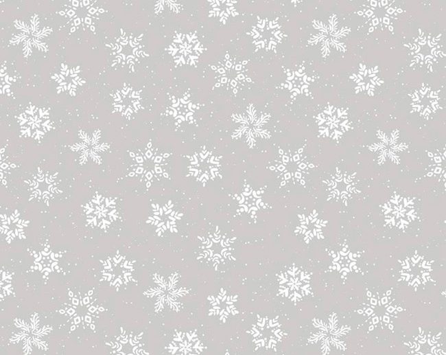 Tecido Winterland Flocos de Neve Cinza | Riley Blake