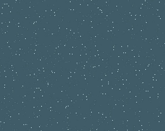 Tecido Winterland Flurries Céu Azul Noite | Riley Blake