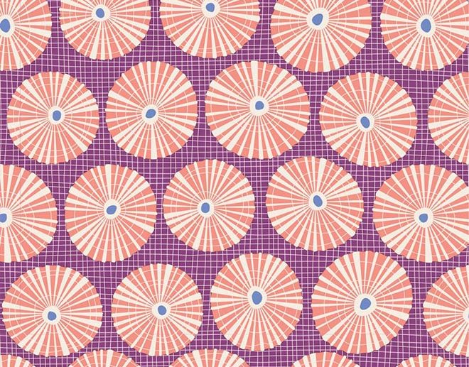 Tecido Limpet Shell Lilac Lilás | Tilda