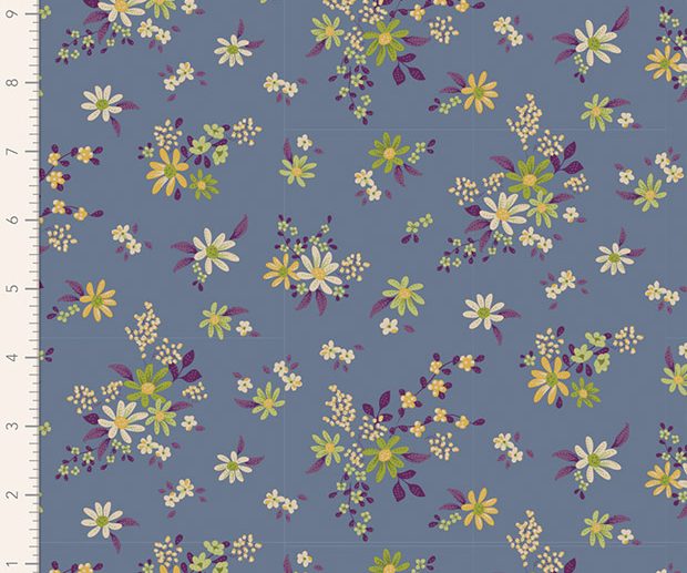 Tecido Daisyfield Blue Azul | Tilda