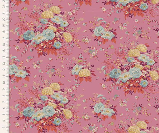 Tecido Wildgarden Pink Rosa | Tilda