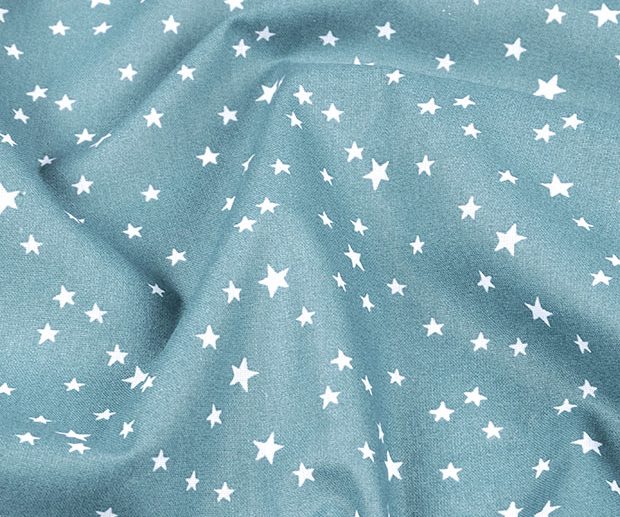Tecido Starry Night Estrelinhas Azul