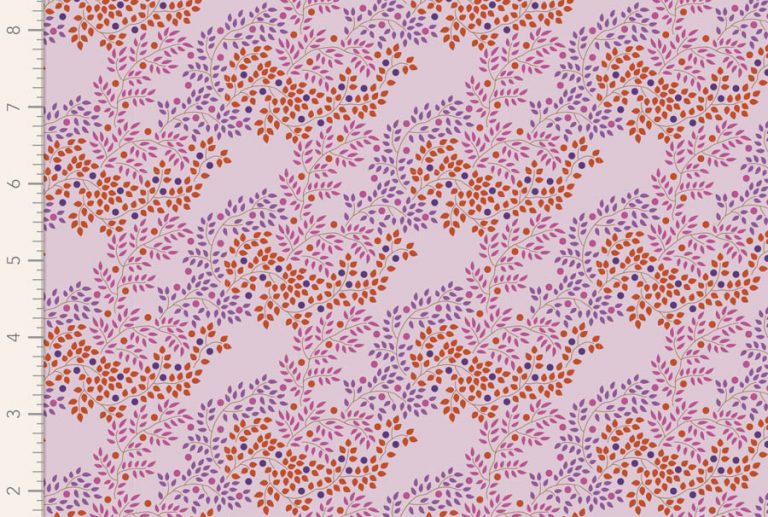 Tecido coleção Hometown Berrytangle Plum