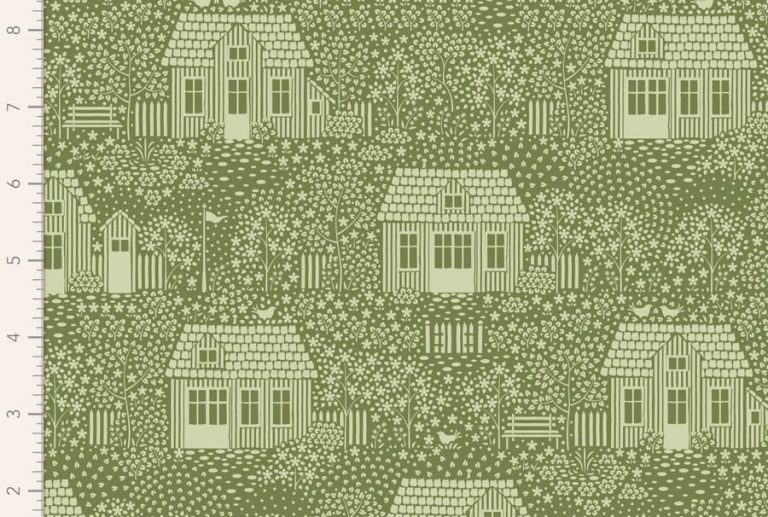Tecido coleção My Neighborhood Moss
