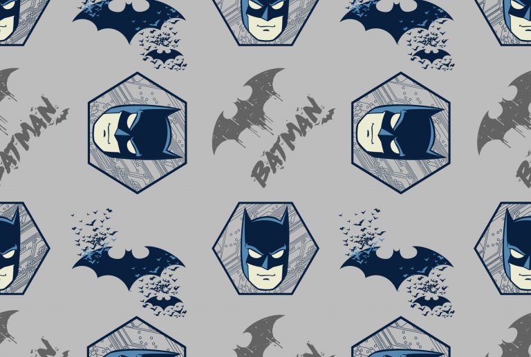 Tecido Batman cinzento ref. 21044