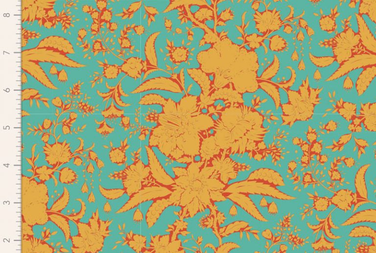 Tecido Abloom – Turquoise