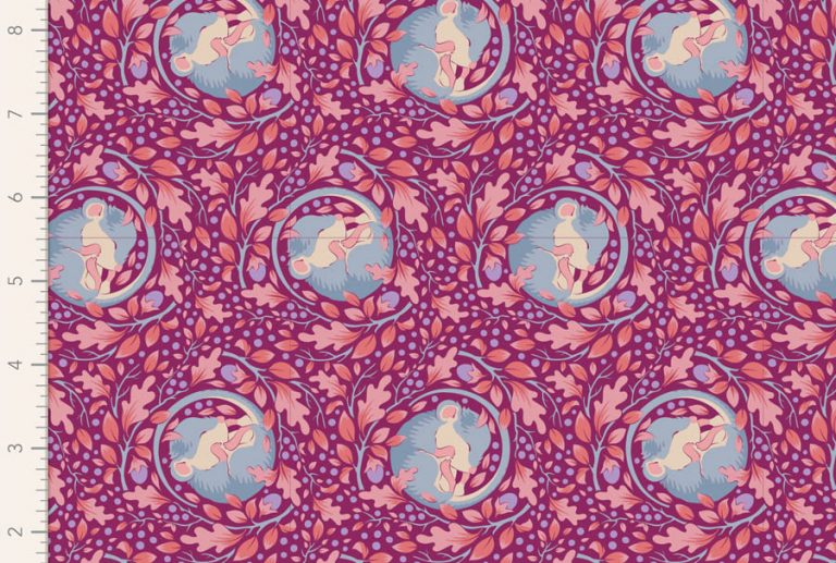 Tilda coleção Hibernation_Slumbermouse Plum