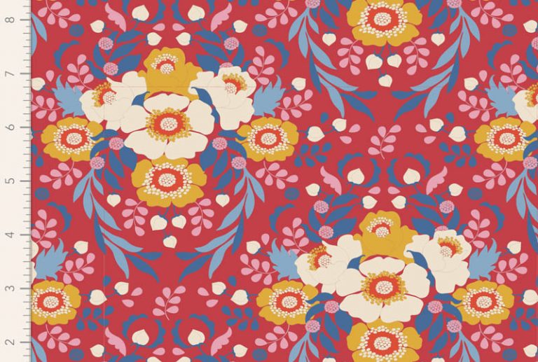 Tilda coleção_Jubilee Anemone Red