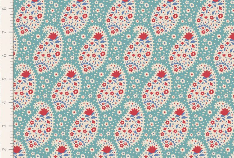 Tilda coleção Jubilee_Teardrop Teal